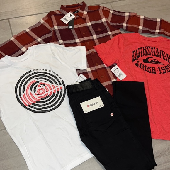 🔥 YOUTH BOY CLOTHING BUNDLE BOX LOT OF 4 FALL VIBES SKATER NWT 🔥 - Picture 6 of 6